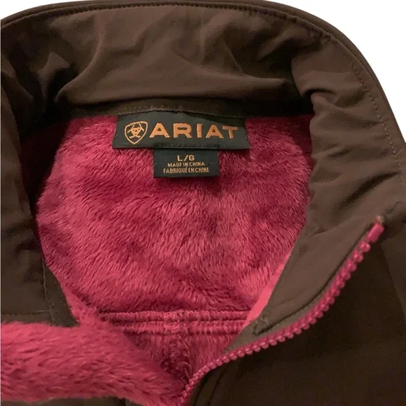 ARIAT Brown Soft Shell Jacket - Picture 2 of 3